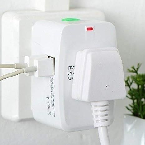 Worldwide Travel Adapter with Built in Dual USB Charger Ports - DOTSEL E COMMERCE
