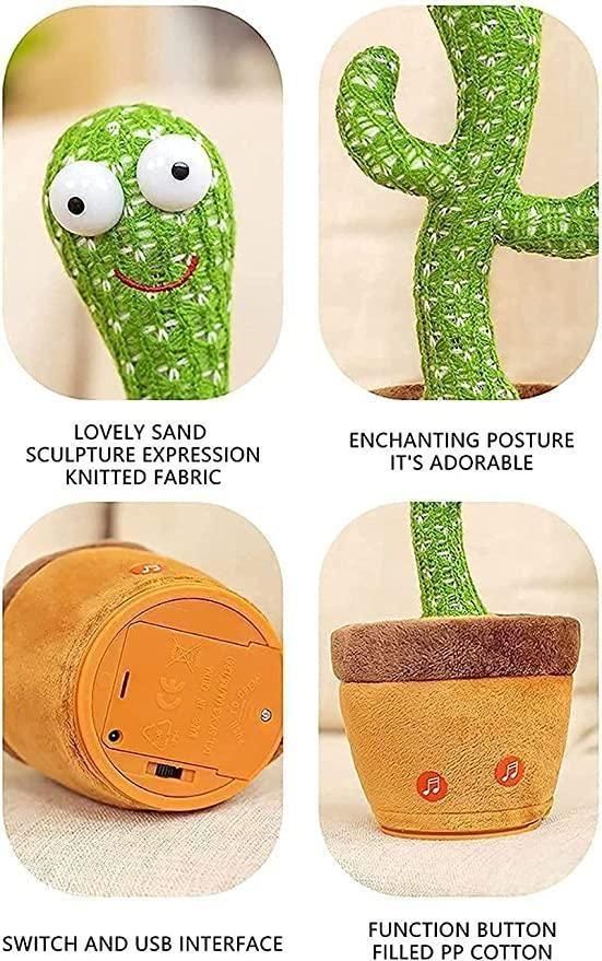 LED Musical Dancing & Mimicry Cactus Toy - DOTSEL E COMMERCE