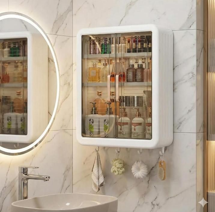 Minimalist Wall-Mounted Storage Box for The Bathroom - DOTSEL E COMMERCE