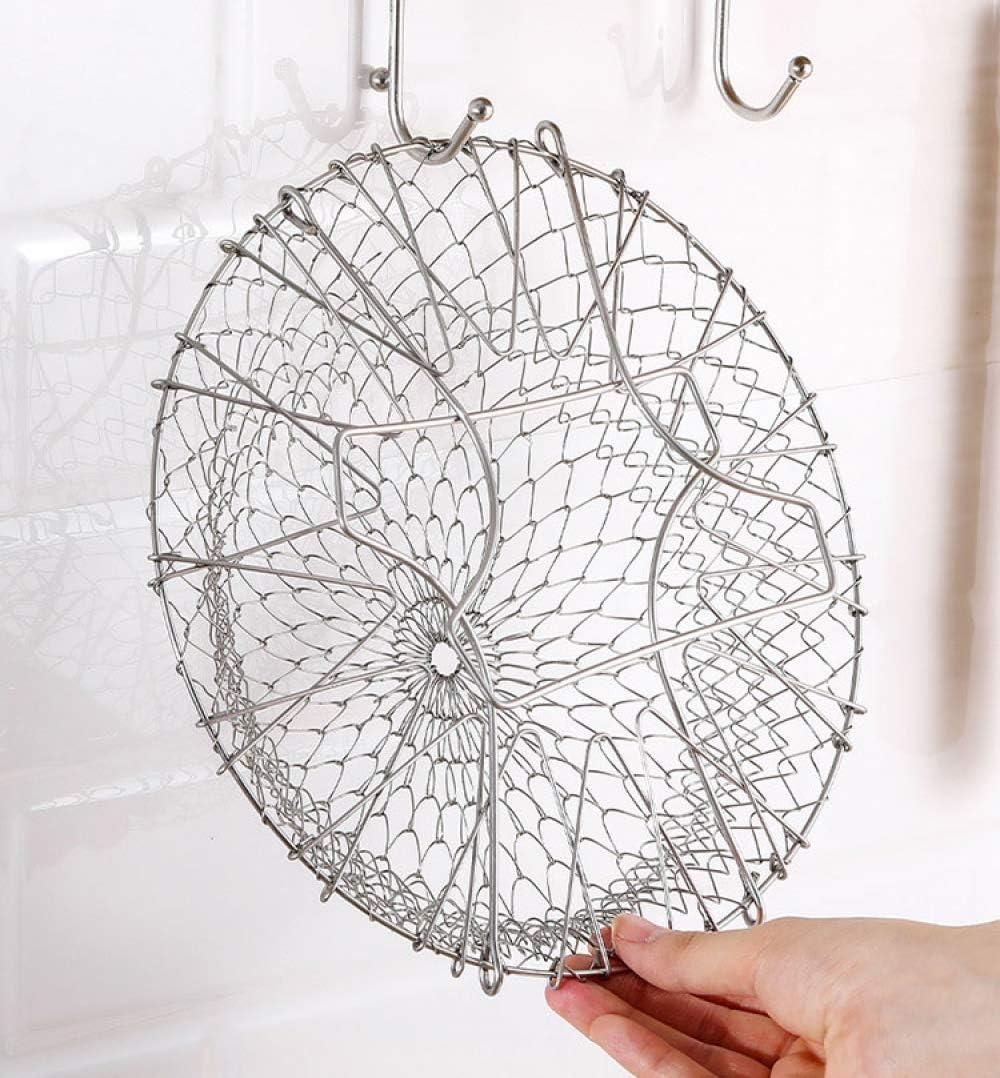 Multifunctional Frying Pan Basket Stainless Steel Folding Strainer - DOTSEL E COMMERCE