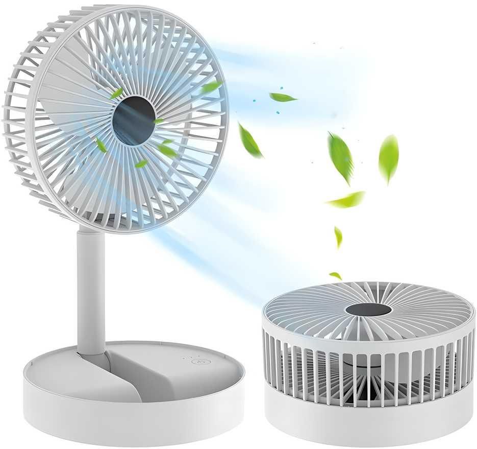 Powerful Rechargeable High Speed Table Desk Fan - DOTSEL E COMMERCE