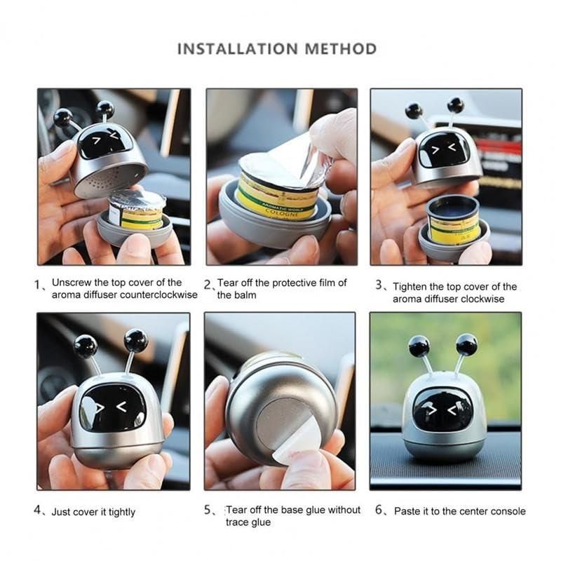 �Robot Car Air Freshener Assorted Color (Pack of 1) - DOTSEL E COMMERCE