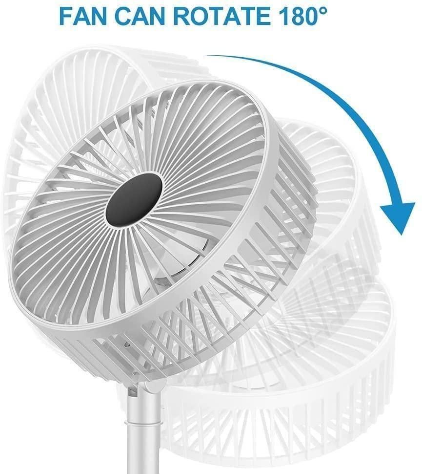 Powerful Rechargeable High Speed Table Desk Fan - DOTSEL E COMMERCE