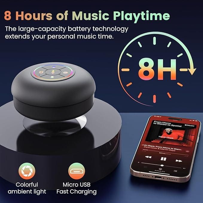 Large Suction Cup Waterproof Bluetooth Speaker - DOTSEL E COMMERCE