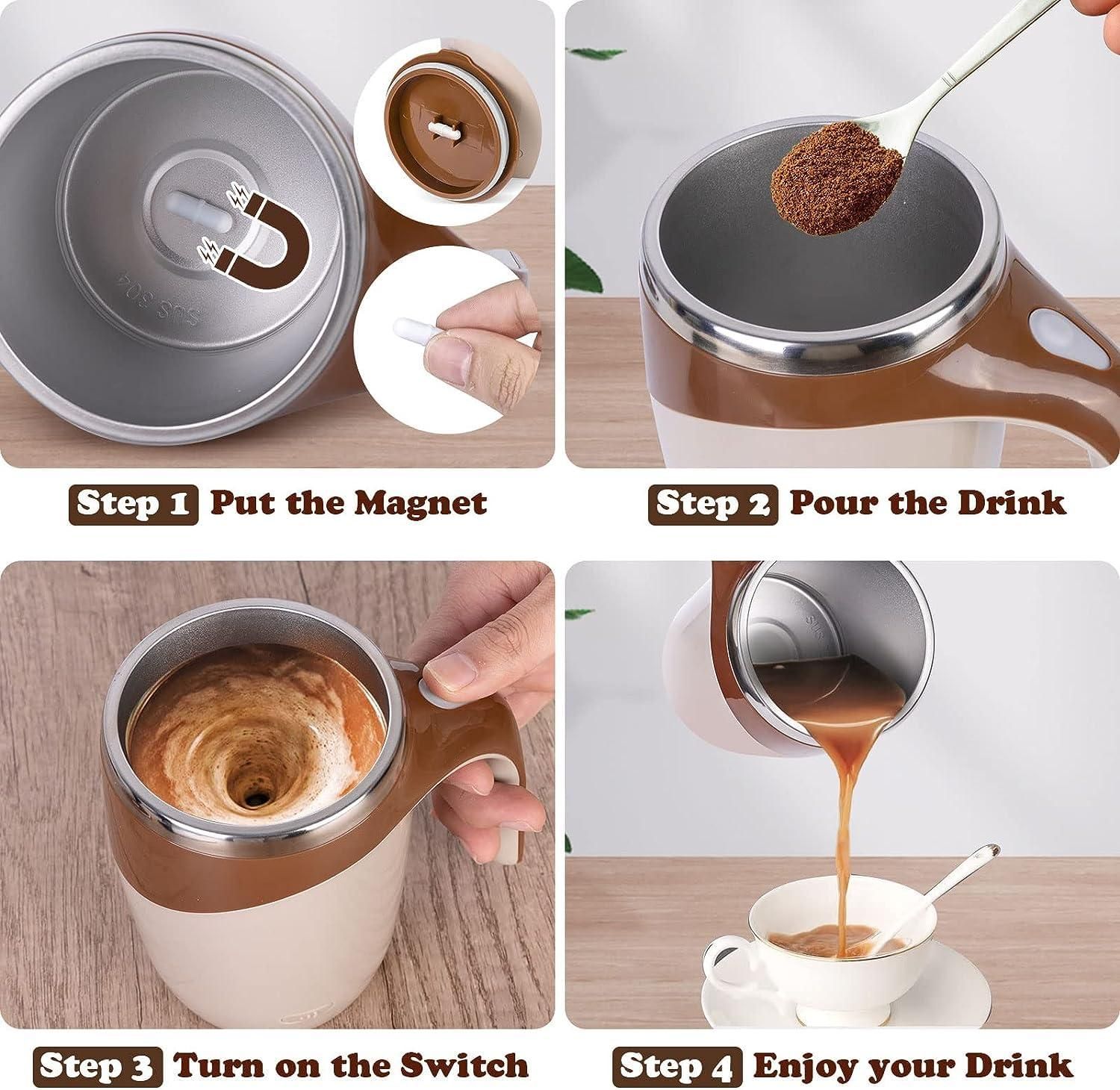 Self Stirring Magnetic Mug - DOTSEL E COMMERCE