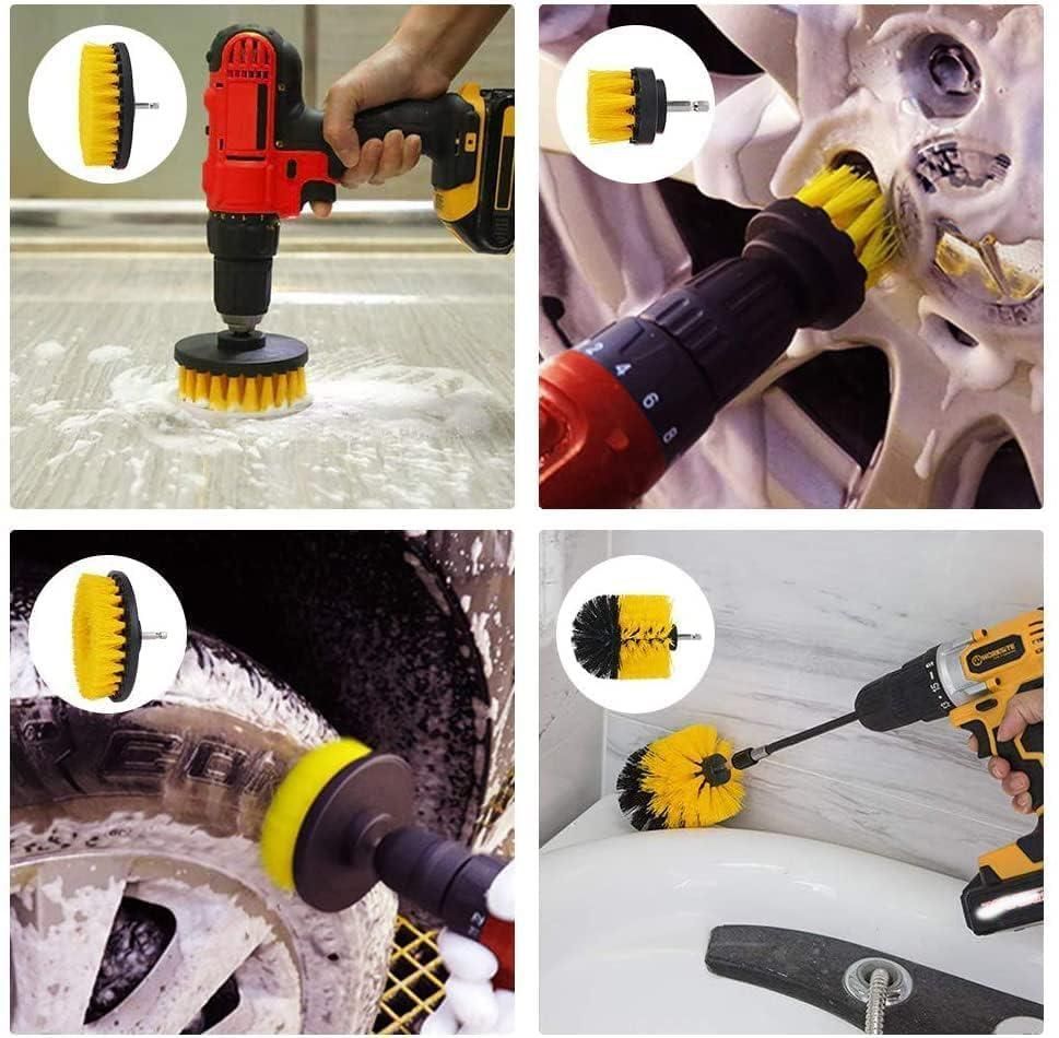 Drill Scruber Brush Cleaning Kit 4 Pcs - DOTSEL E COMMERCE