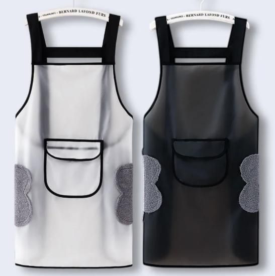 Adjustable Oil-Water Proof Transparent Cooking Apron - DOTSEL E COMMERCE