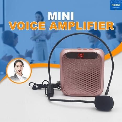 Portable Voice Amplifier Rechargeable Via USB With Wired Microphone Headset - DOTSEL E COMMERCE