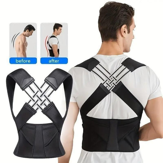 Adjustable Back Posture Corrector/ Slouching Relieve Pain Belt Women Men - DOTSEL E COMMERCE