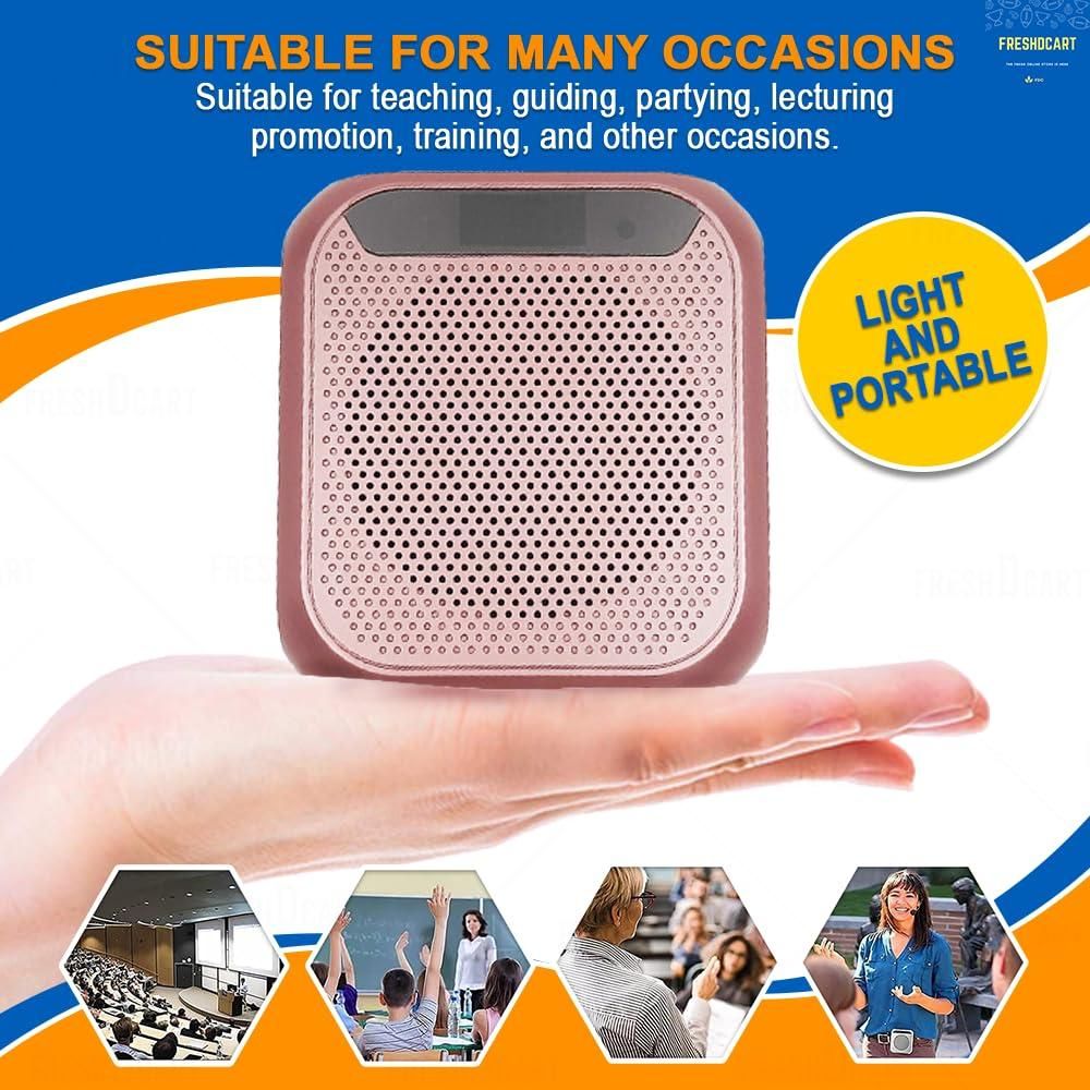 Portable Voice Amplifier Rechargeable Via USB With Wired Microphone Headset - DOTSEL E COMMERCE