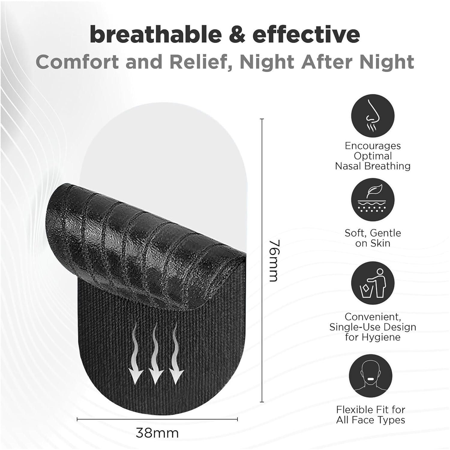 Mouth Tape Anti Snoring Patches (Pack of 15) - DOTSEL E COMMERCE