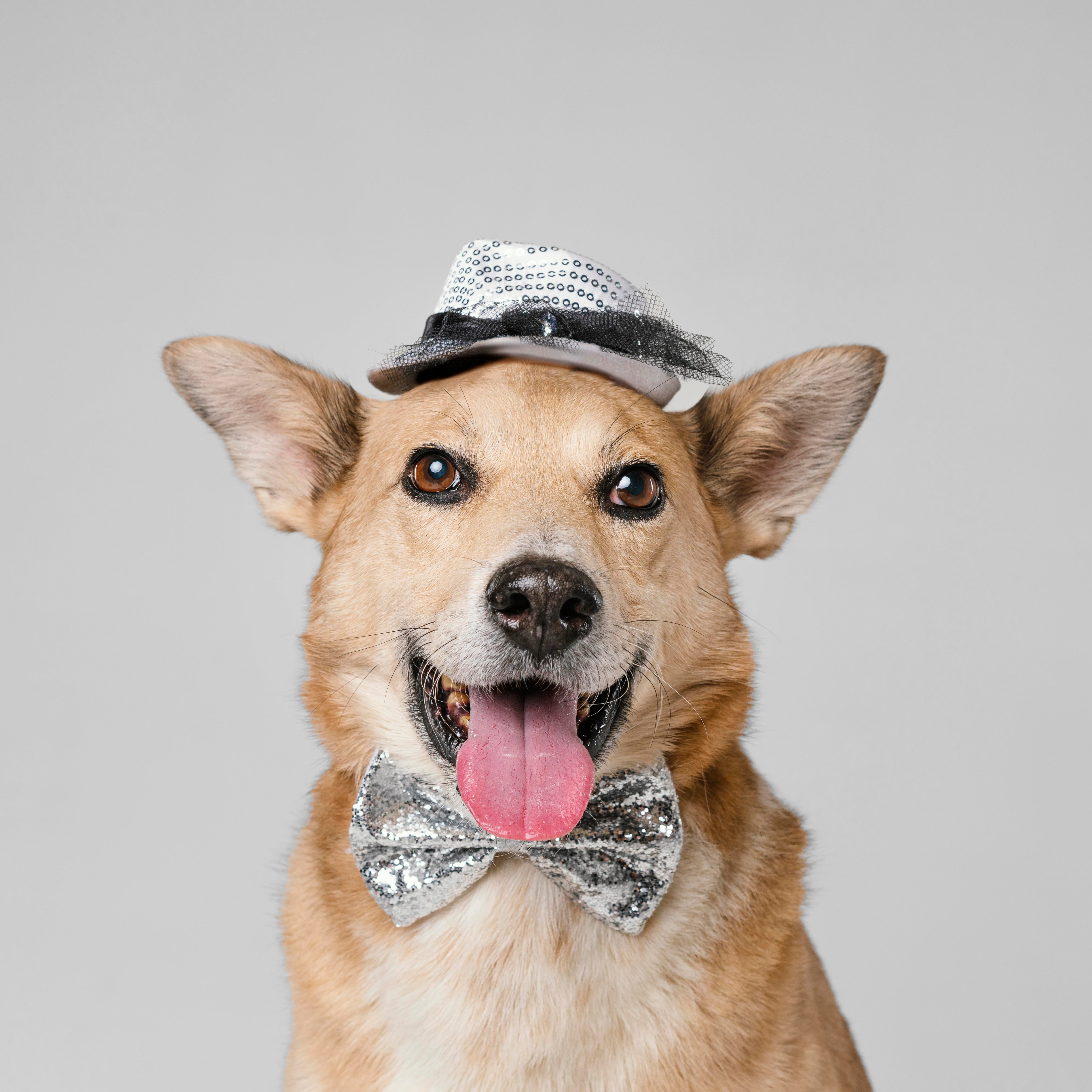 cutie dog with hat